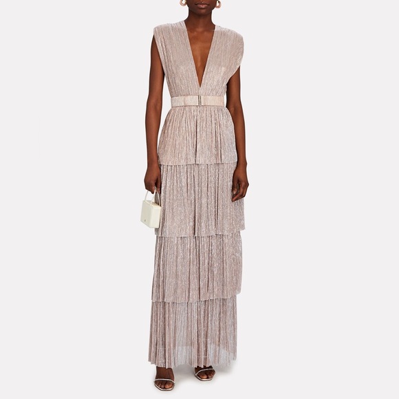 SABINA MUSAYEV
Skyler Plissé Lurex Gown - Picture 1 of 4